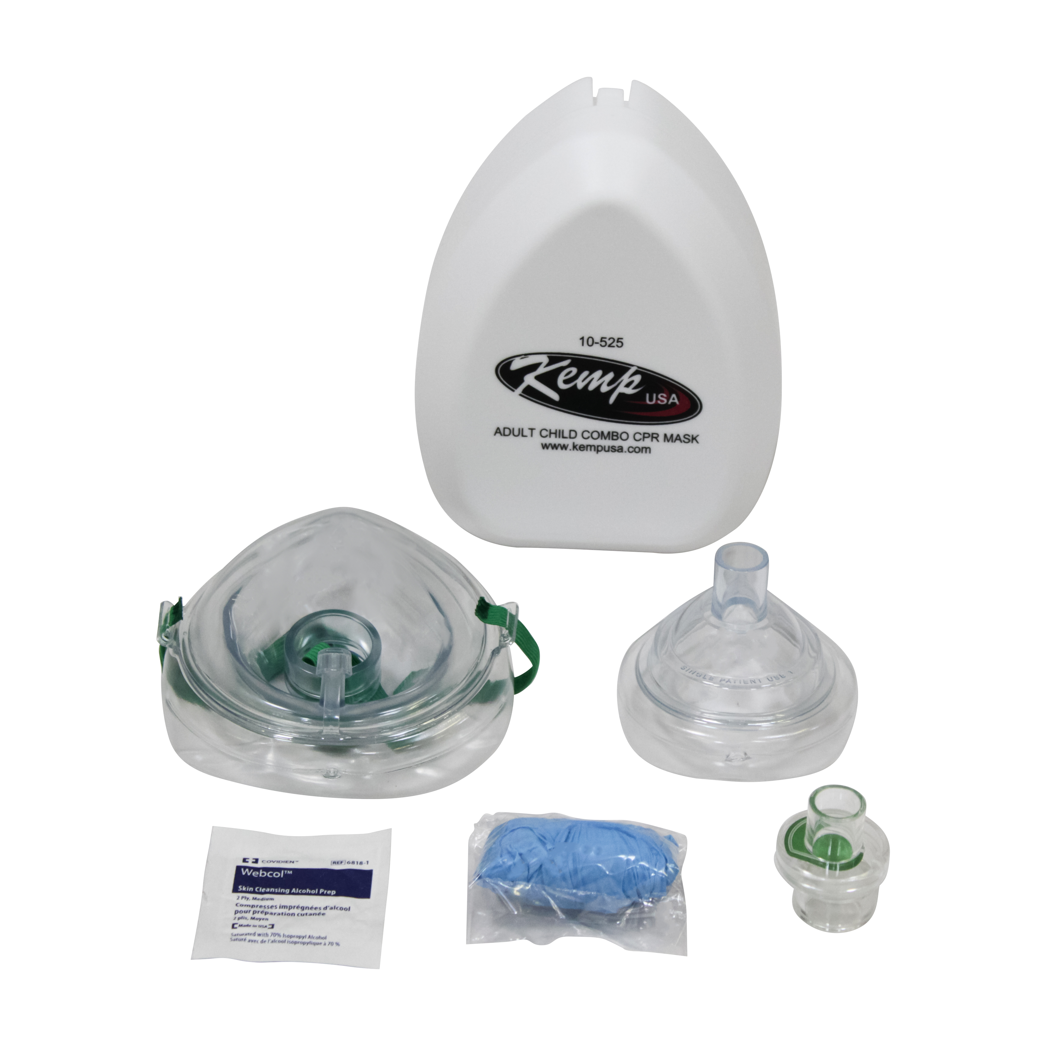 Adult and Child Combo CPR Mask